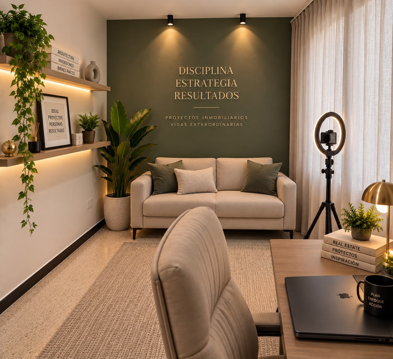 Oficina diseñada por Luxury Home Designs