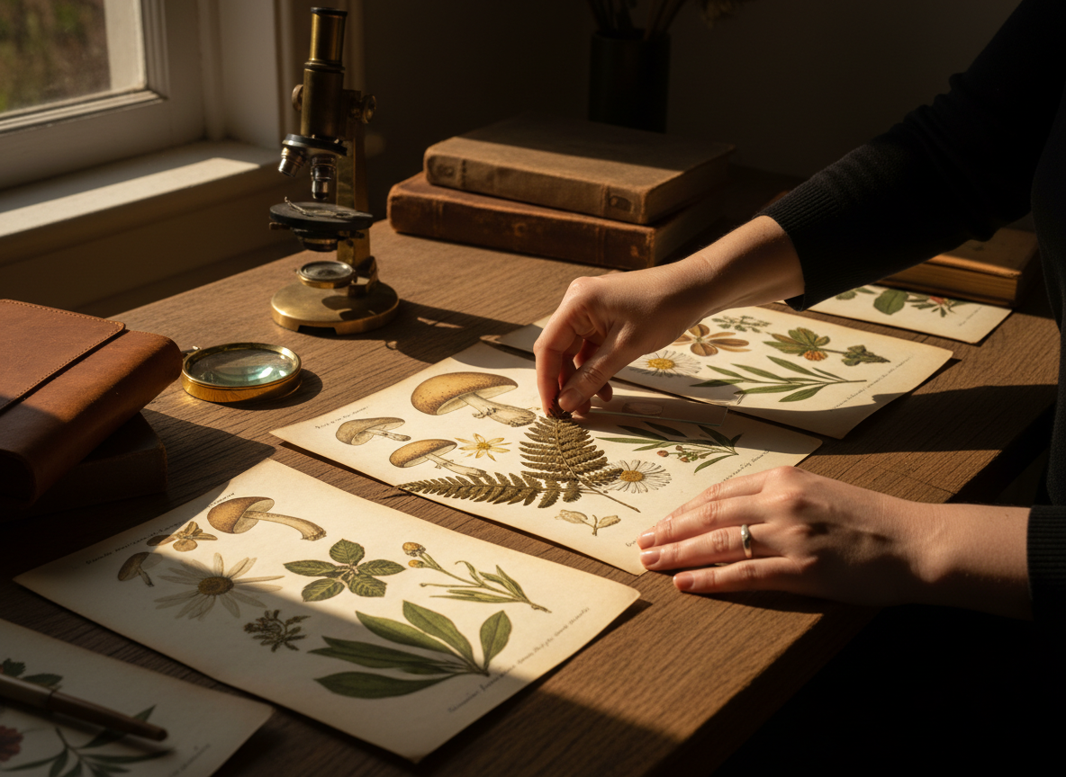 Field notes and natural learning materials