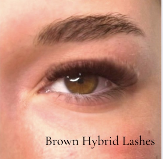 Brown Hybrid Lashes