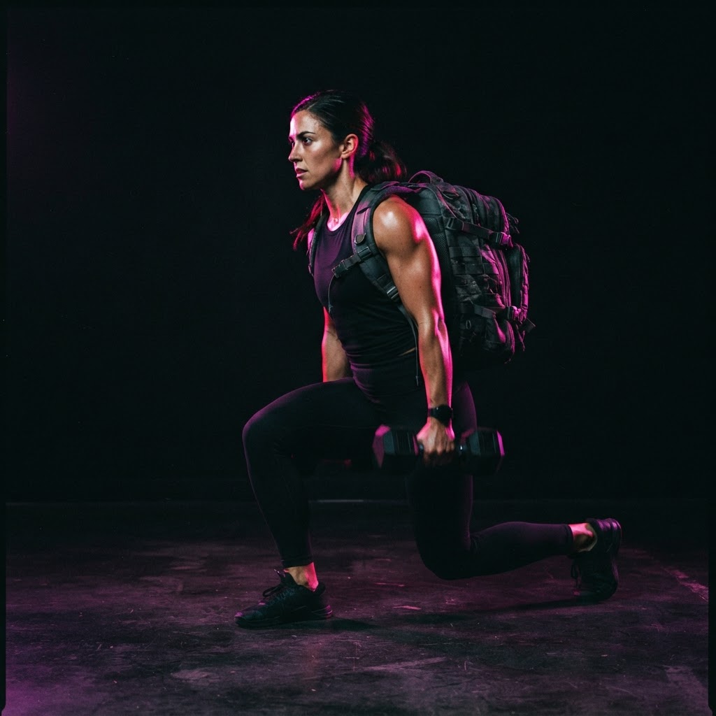 Lunges met gewicht