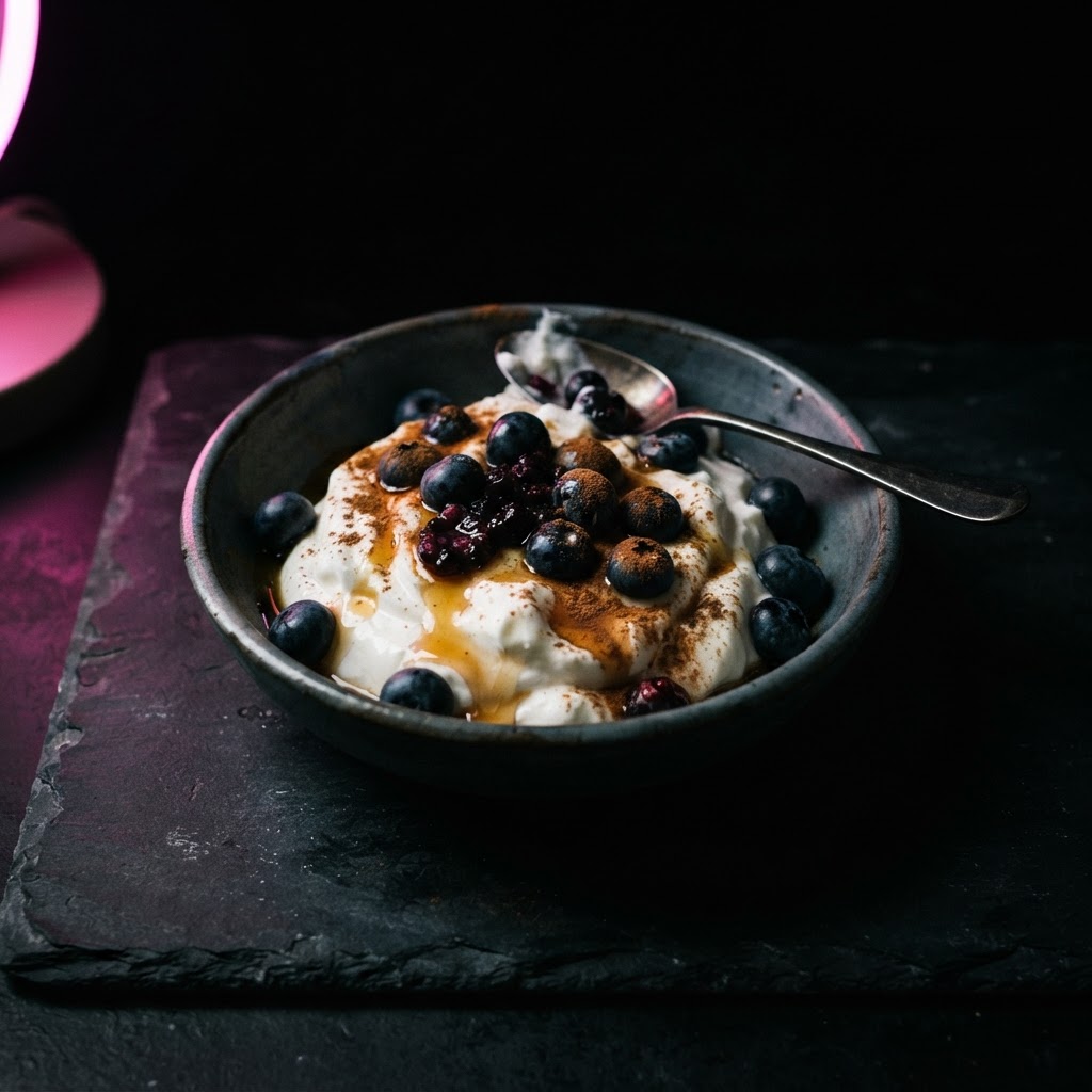 Griekse yoghurt met bessen & honing