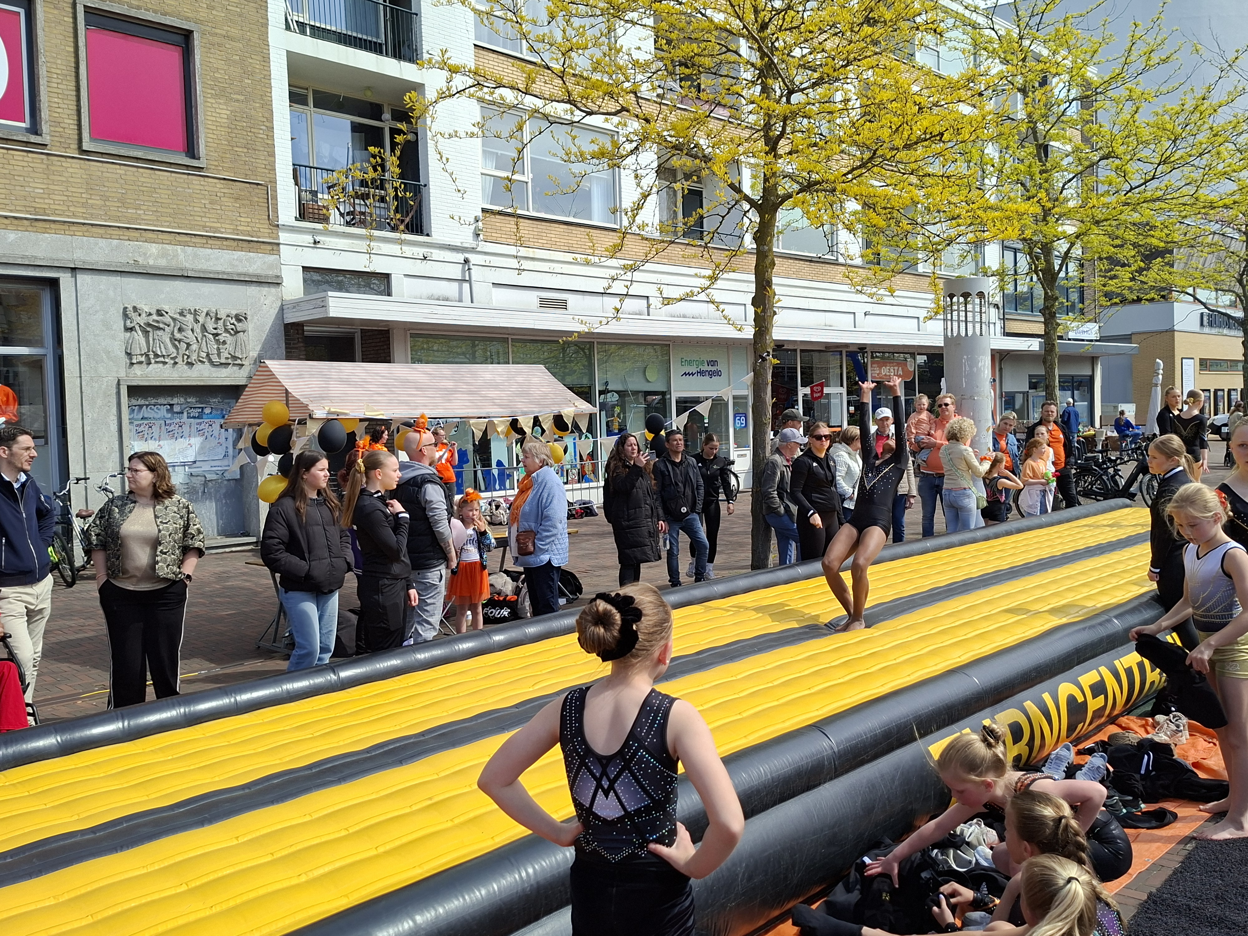 Turnen op de airtrack