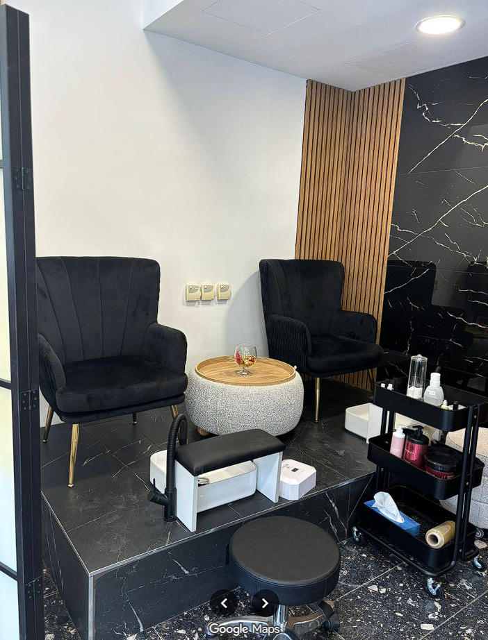 Luxury Mediterranean spa interior with warm limestone walls and natural sunlight