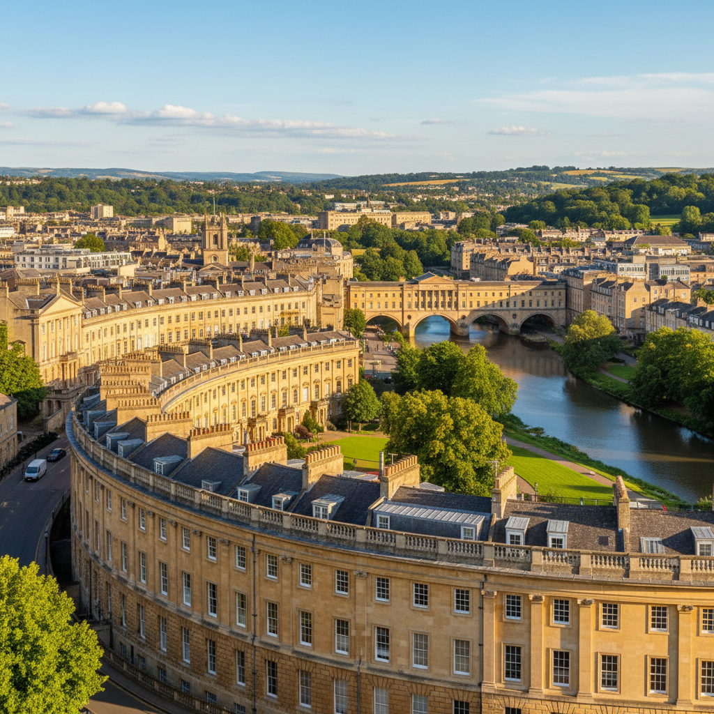Bath cityscape - Truestays Airbnb management in Bath