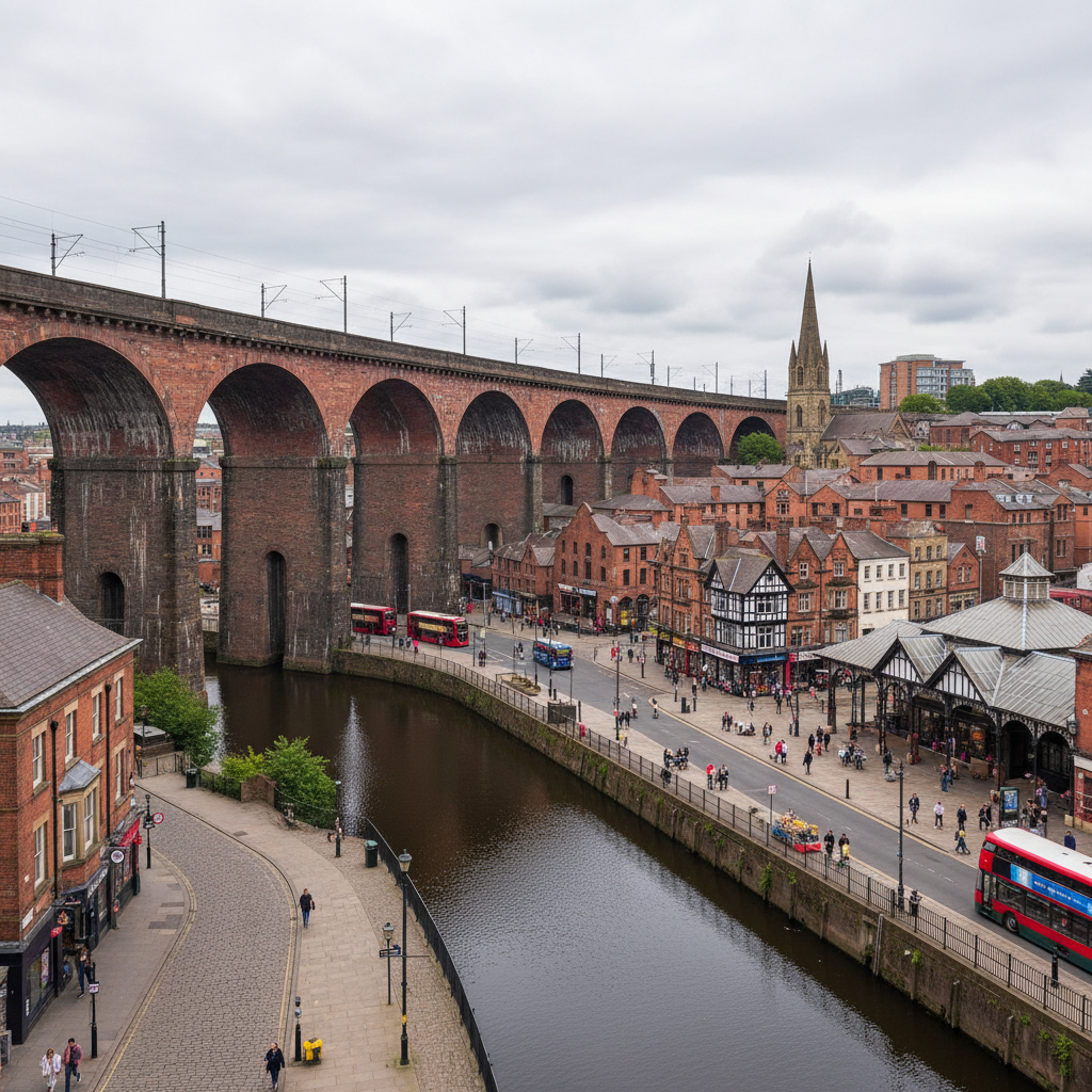 Stockport cityscape - Truestays Airbnb management in Stockport