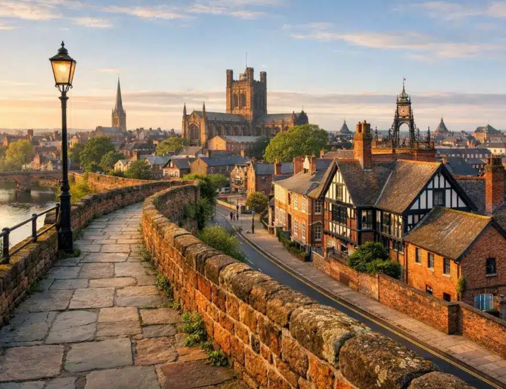 Chester cityscape - Truestays Airbnb management in Chester