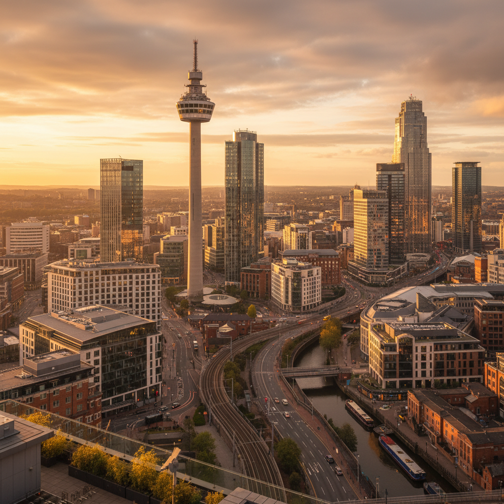 Birmingham cityscape - Truestays Airbnb management in Birmingham