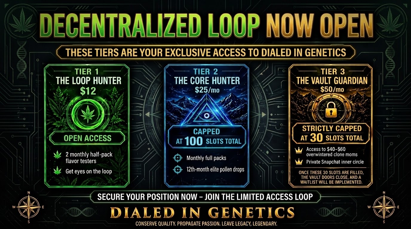 Decentralized Loop — three access tiers