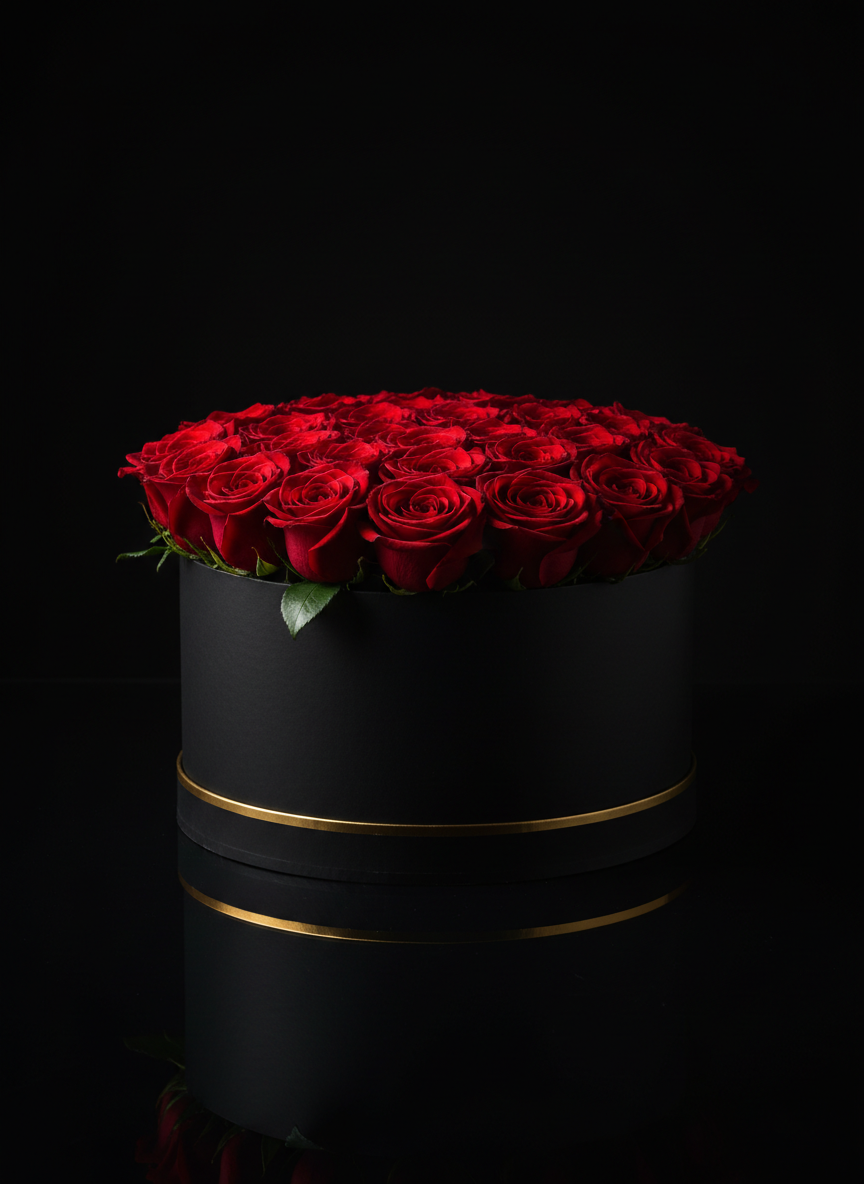 Round Rose Box