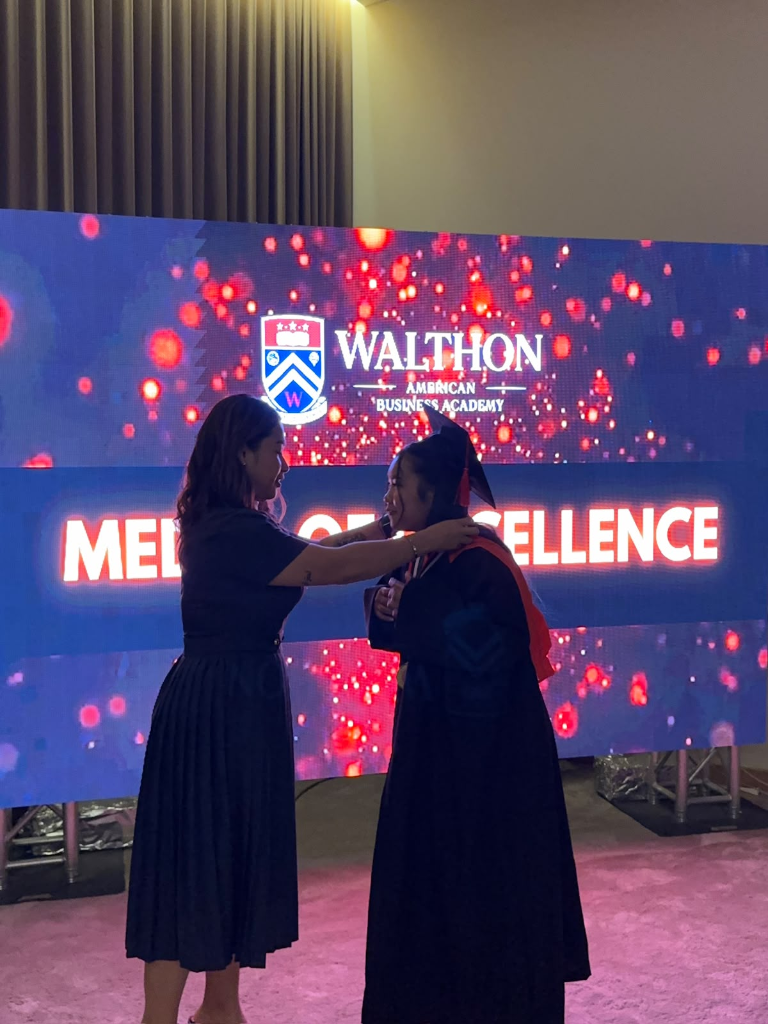 Walthon graduation ceremony moment 1