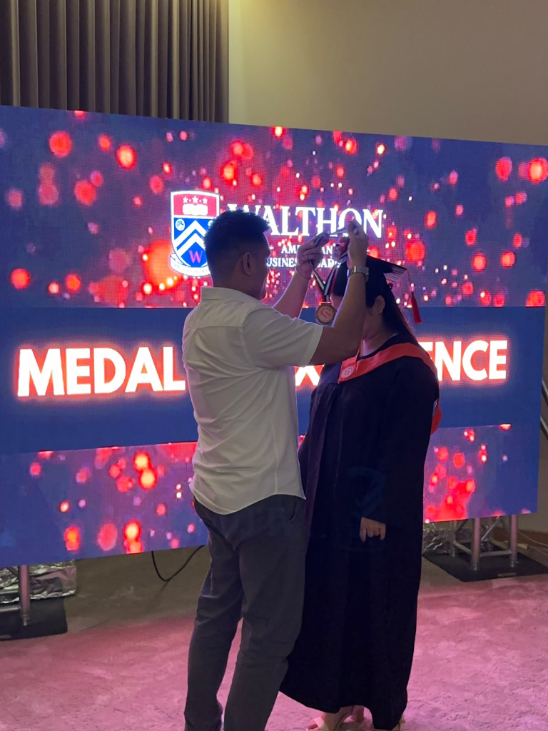 Walthon graduation ceremony moment 5