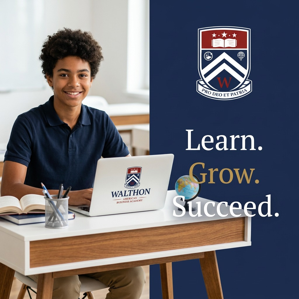 Walthon student — Learn, Grow, Succeed