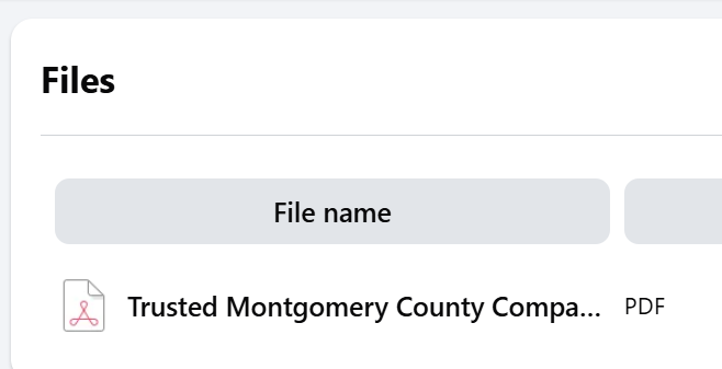 Facebook group business directory file listing.
