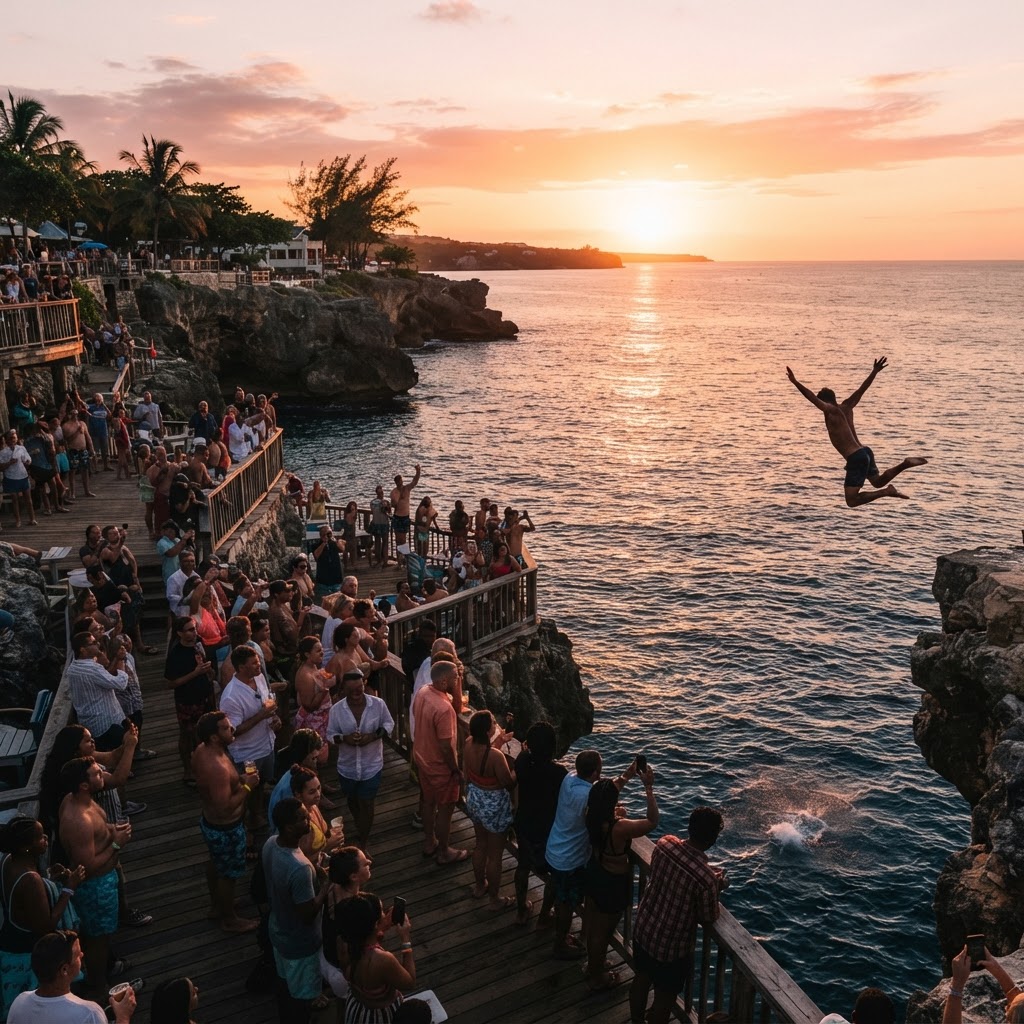 Negril Day Trip, Seven Miles Beach and Sunset at Rick's Cafe - Cruise tour in Westmoreland | Rhomes Tours & Transfers