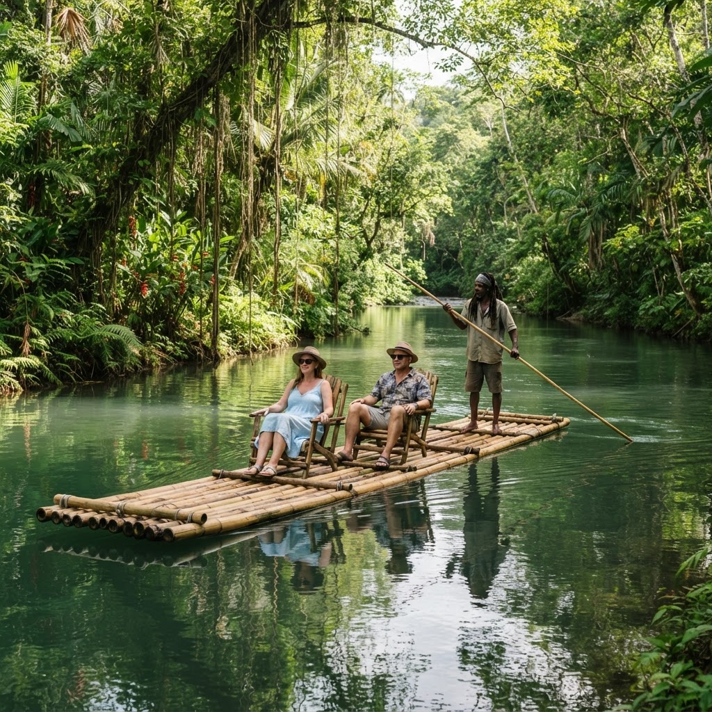 Martha Brae Bamboo River Rafting