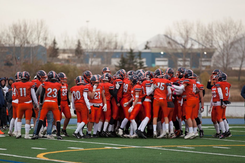 Team huddle