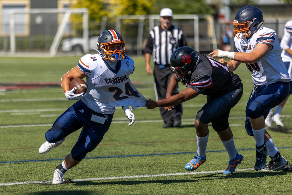 Running back breaks free