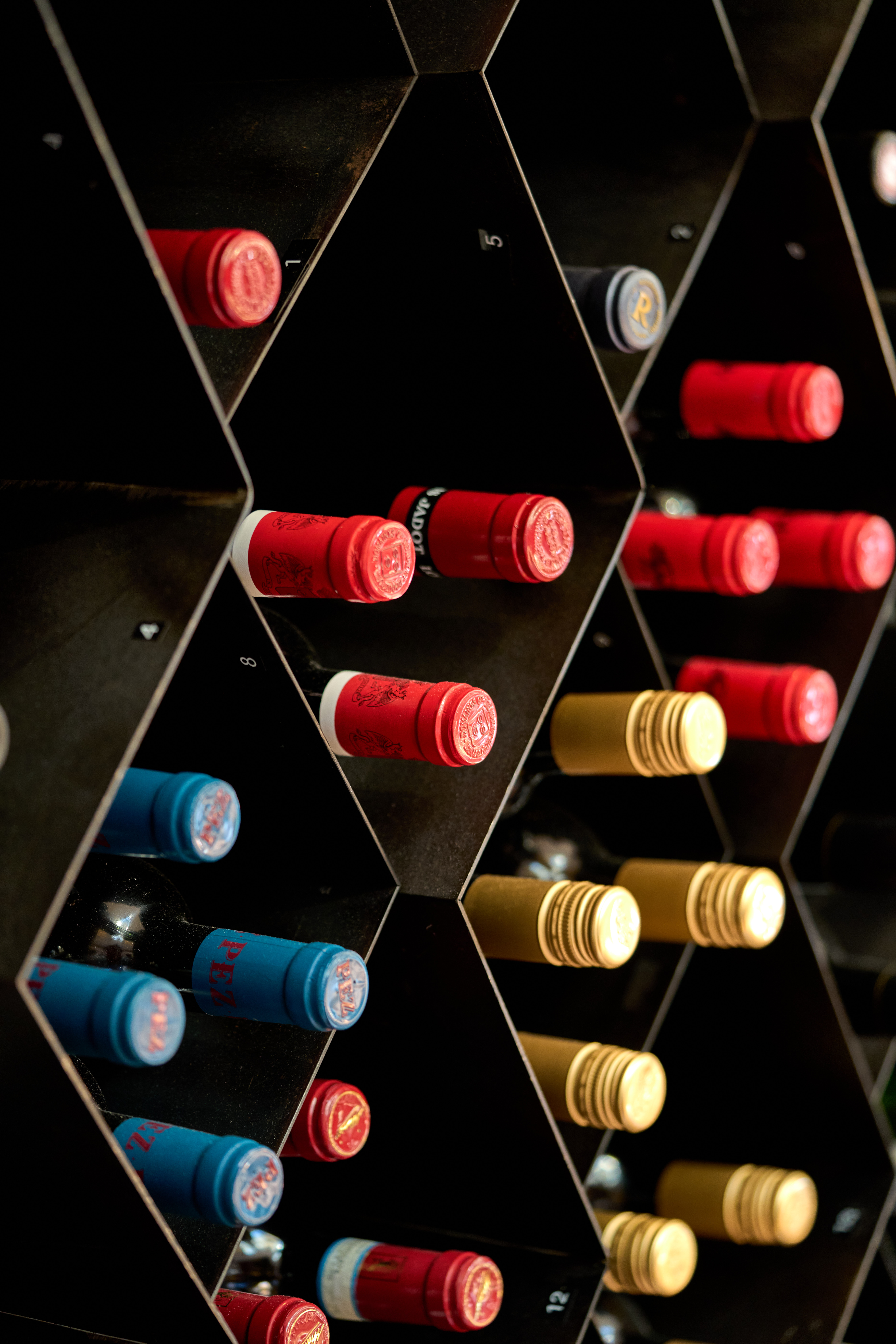 Curated wine selection for a wedding dinner at Society Cafe NYC