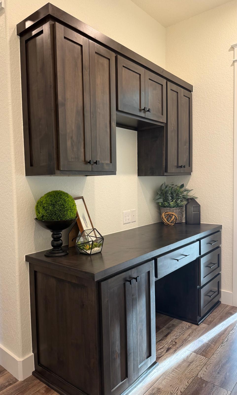 Home Office & Laundry Cabinetry by CJ Cabinets in San Antonio TX