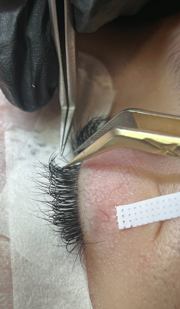 Extensiones de pestañas