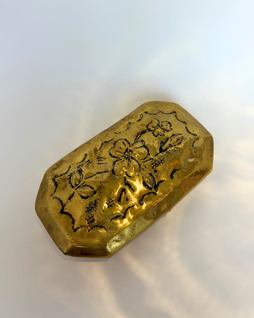 1920s Floral Catch-All Tin