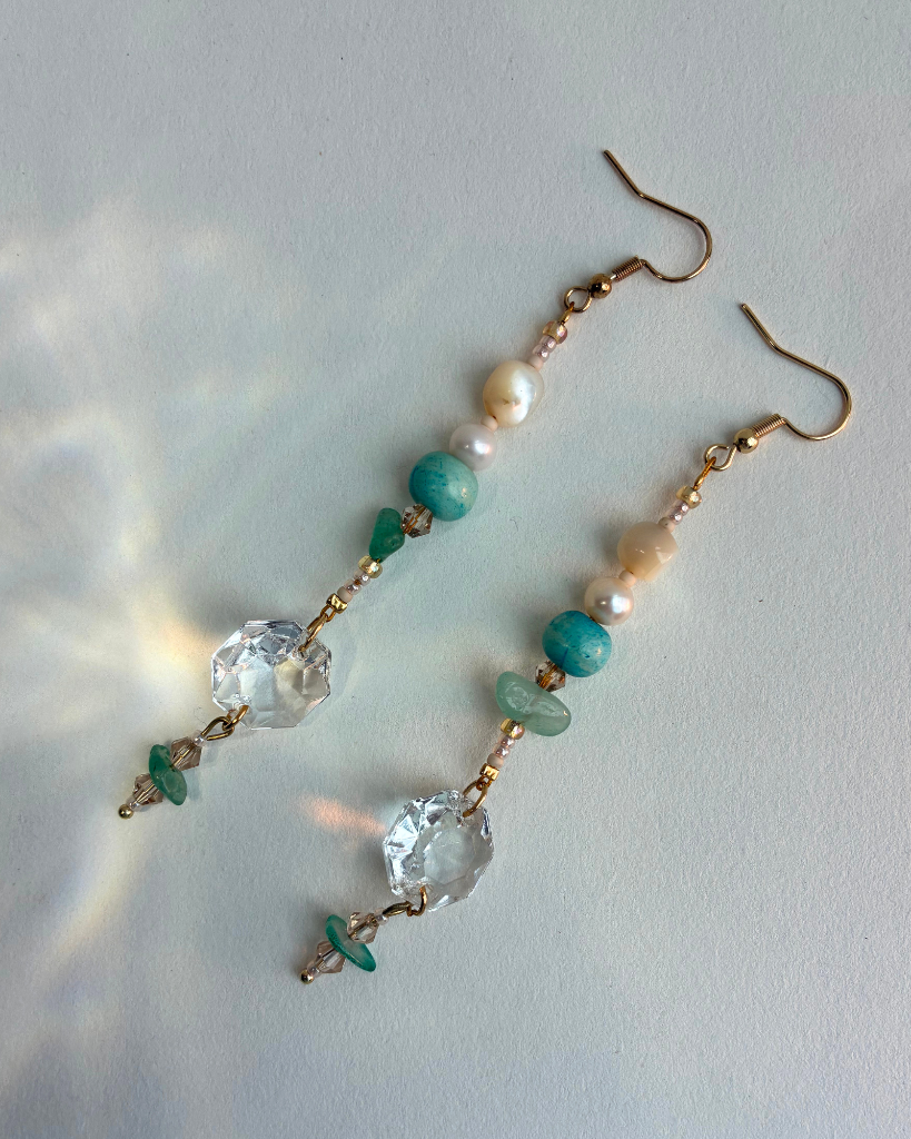 Trame de Blue Earrings