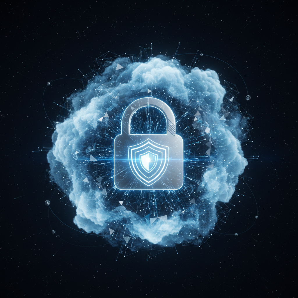 Cloud security lock in space