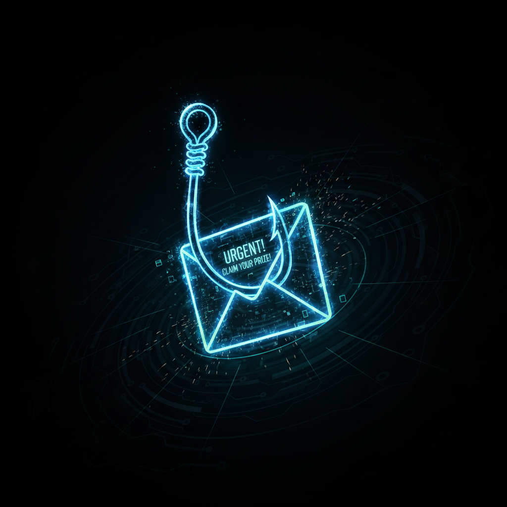 Phishing attack hook and email