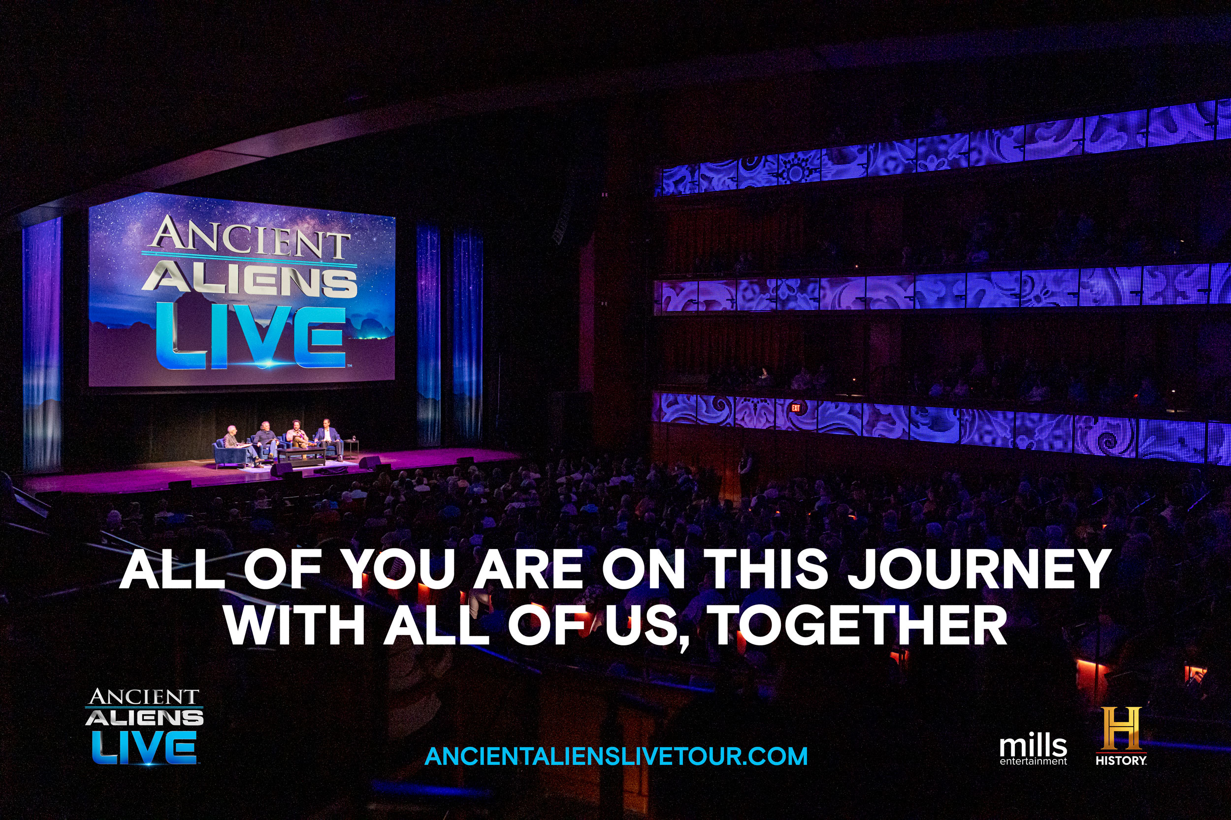 Ancient Aliens Live — All Of You Are On This Journey With All Of Us, Together