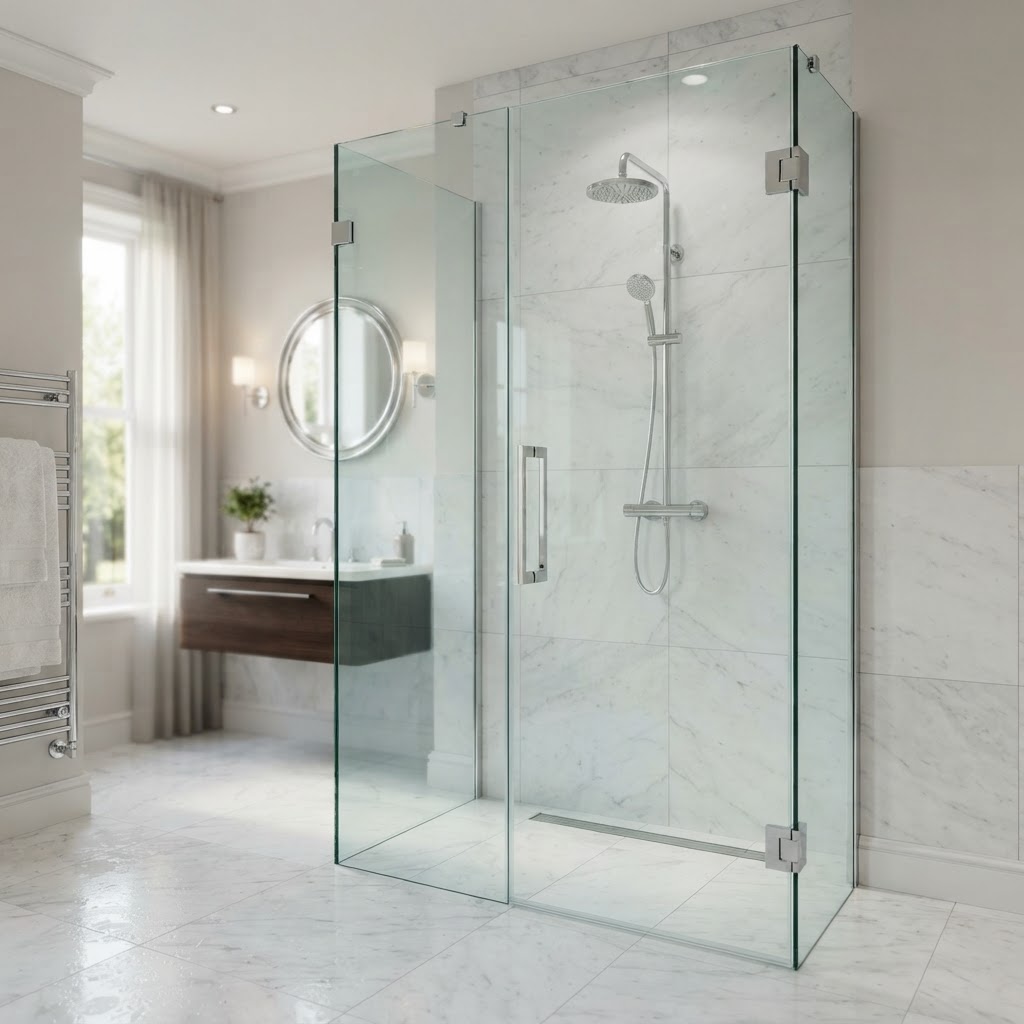 Frameless Shower Enclosure