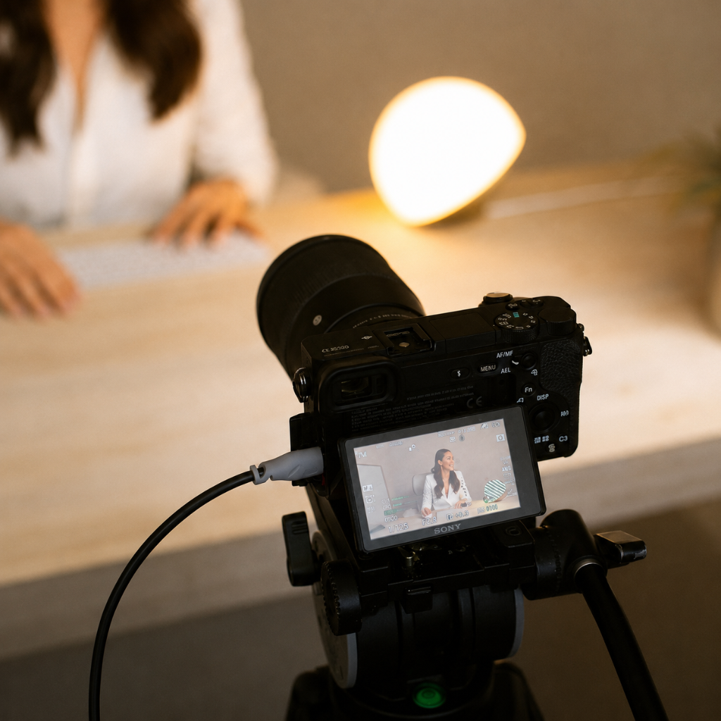 Setup de gravação profissional