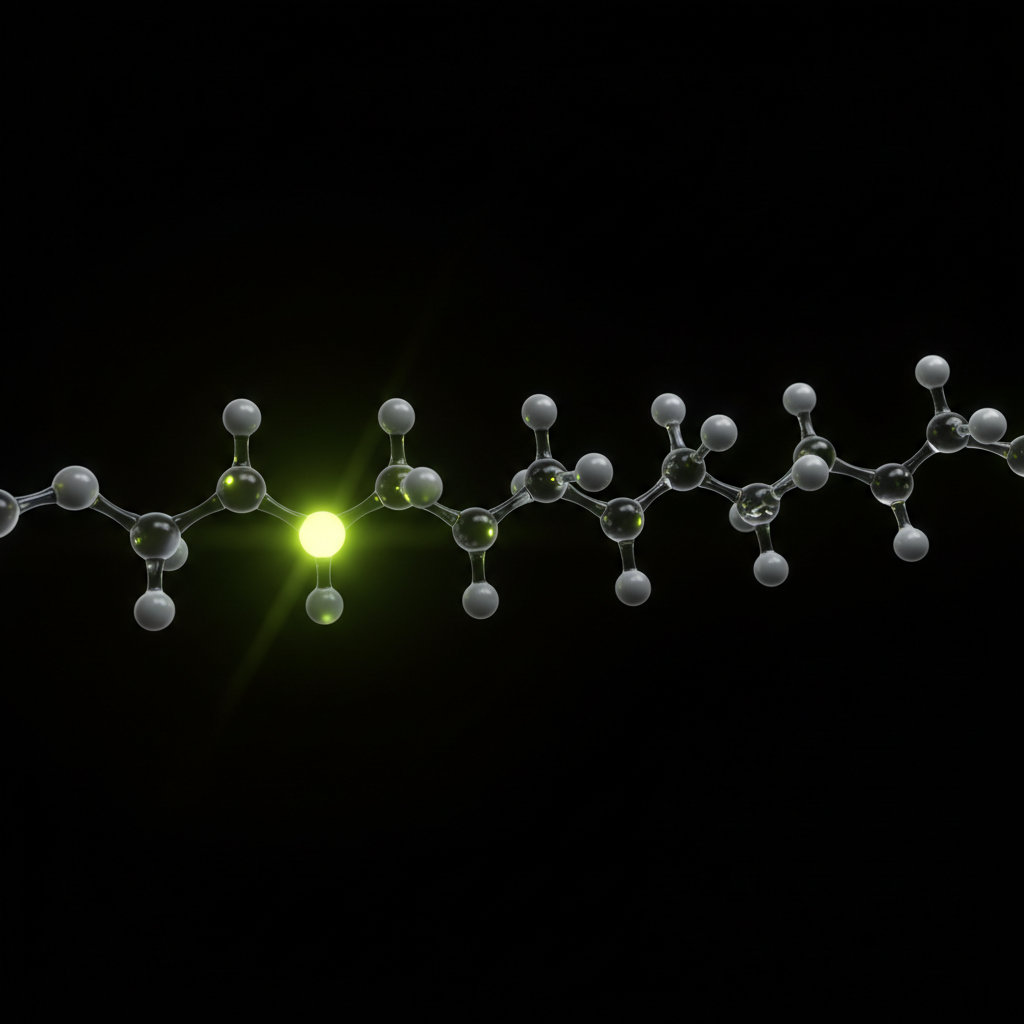Peptide molecular structure visualization