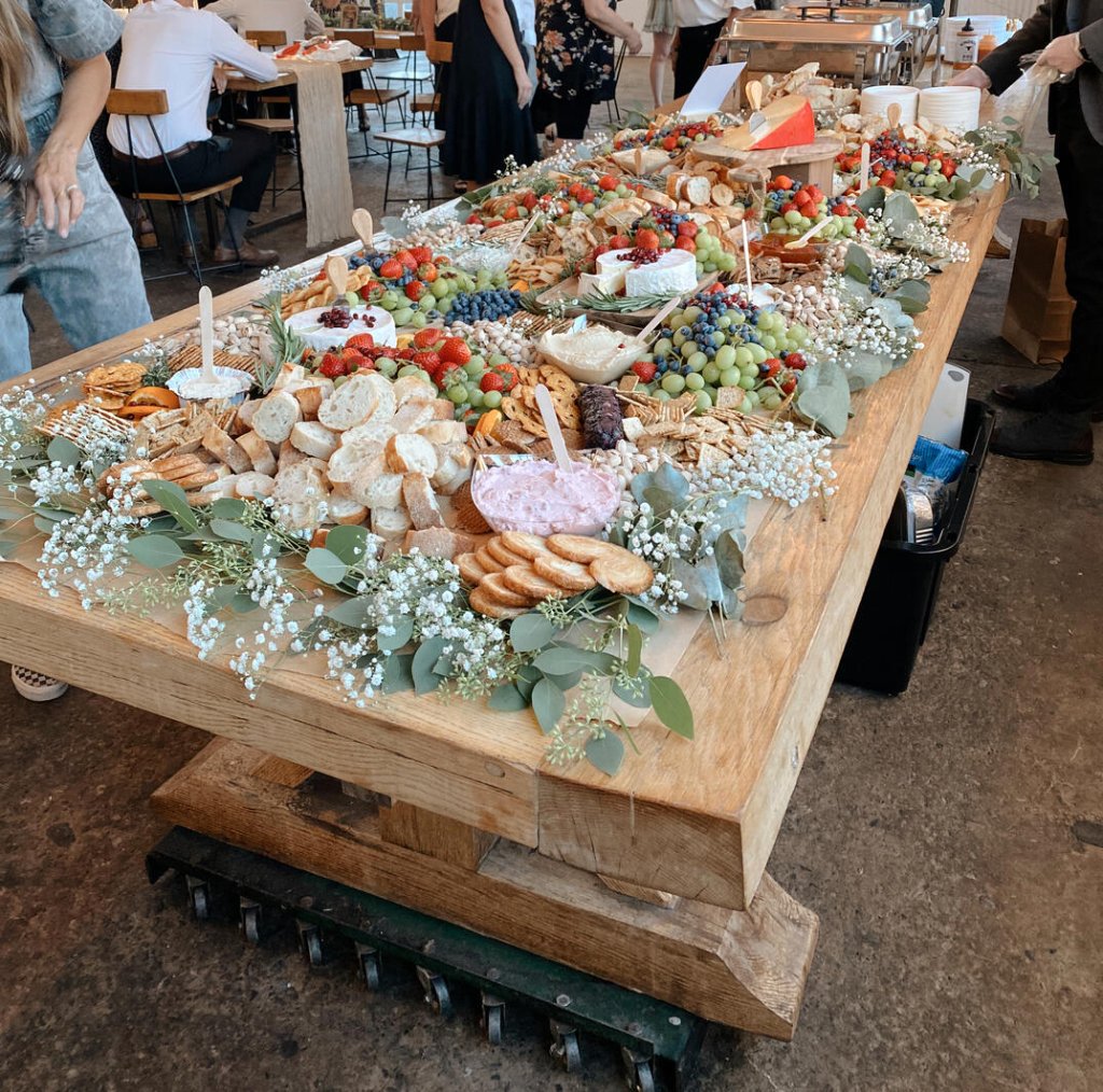 Wedding Catering charcuterie catering by La Belle Vie