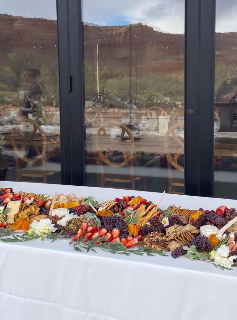 Luxury charcuterie grazing table by La Belle Vie Charcuterie