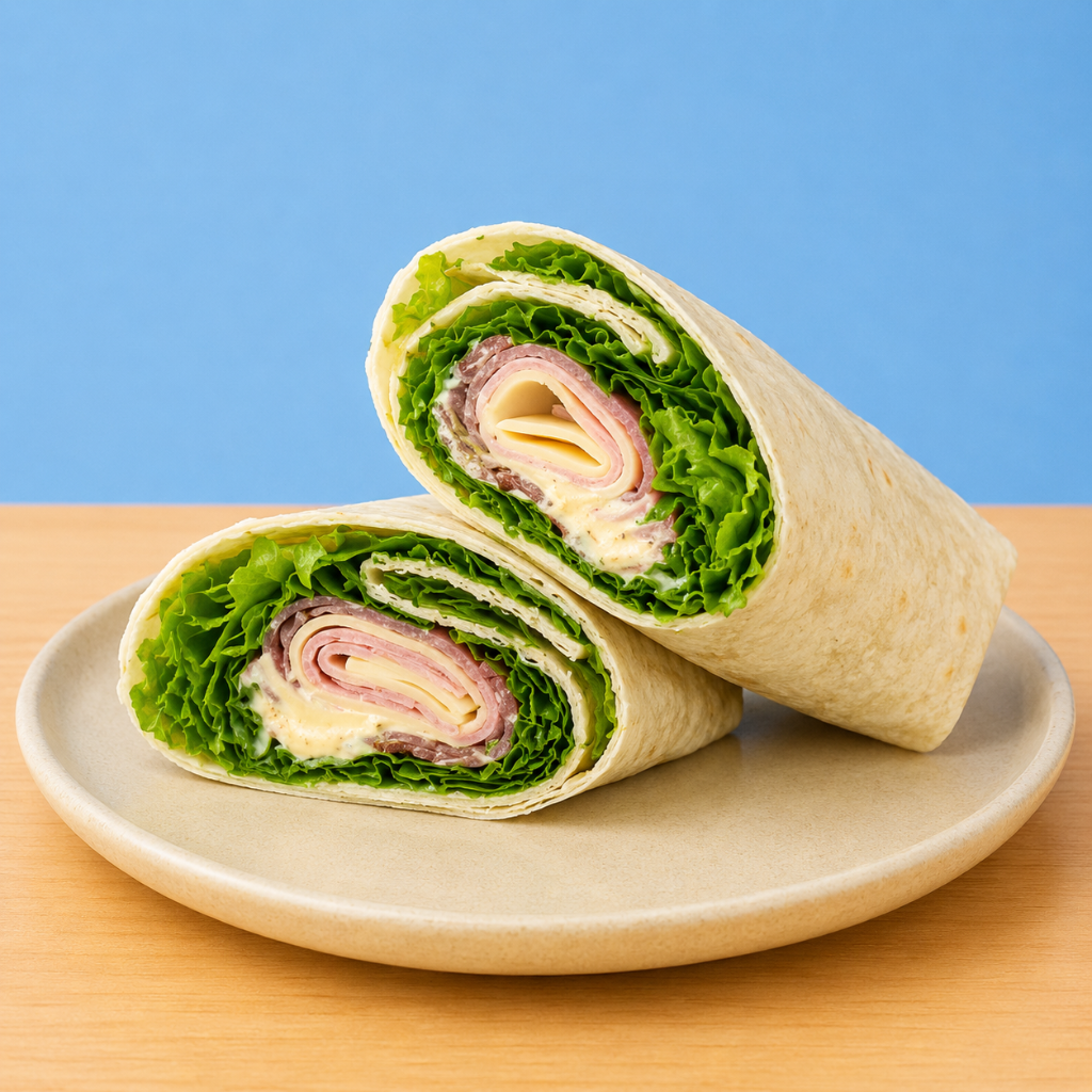 Wrap Jamón y Queso