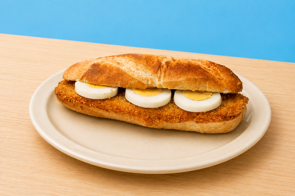 Sandwich Milanesa de Pollo c/Huevo