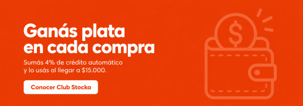 Ganás plata en cada compra. Sumás 2% de crédito automático y lo usás al llegar a $15.000.