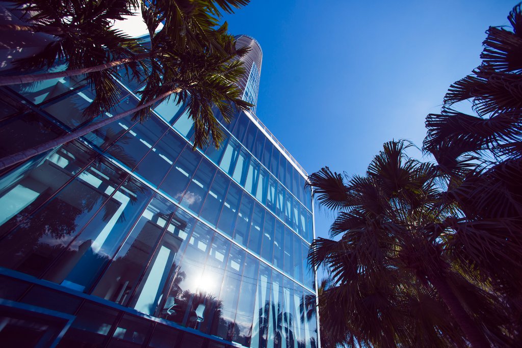 Axis Space building exterior on the New River
