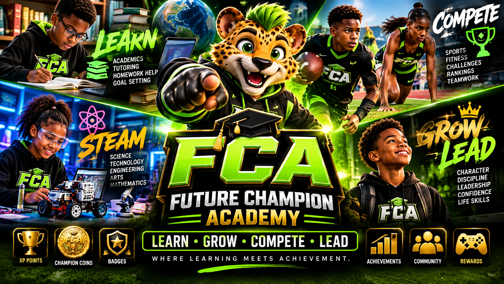 Future Champion Academy — Learn, Grow, Compete, Lead