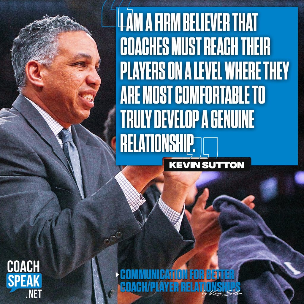 Quote graphic: Kevin Sutton on building genuine coach-player relationships
