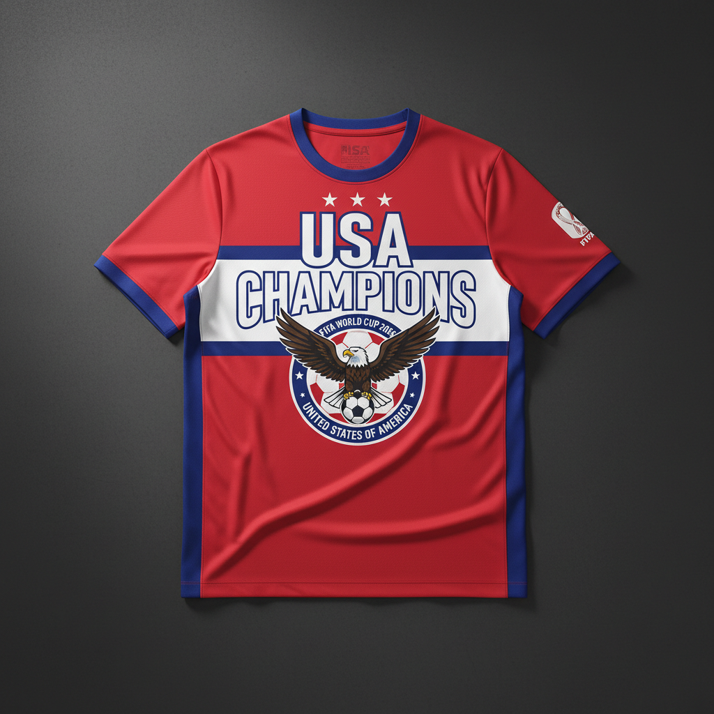 USA 2026 World Cup Champions Official Tee