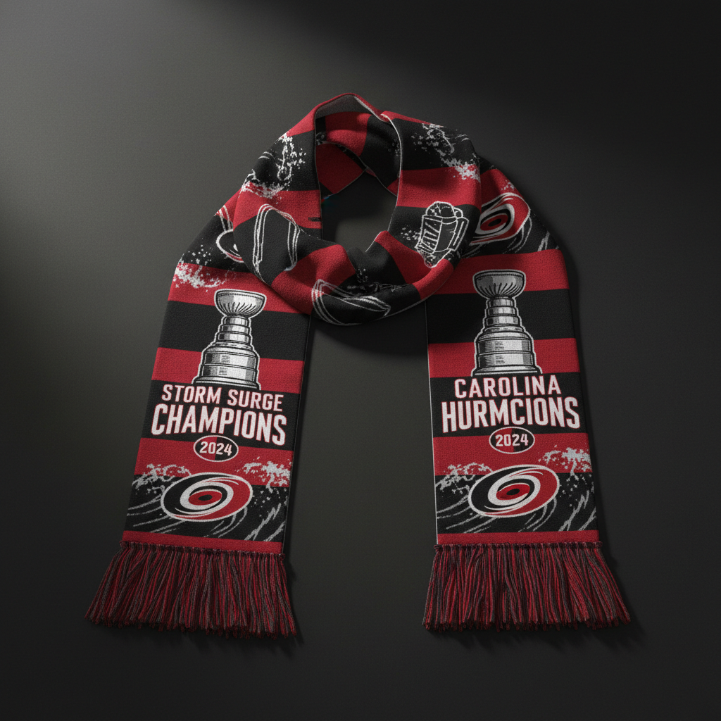 Canes Storm Surge Championship Scarf