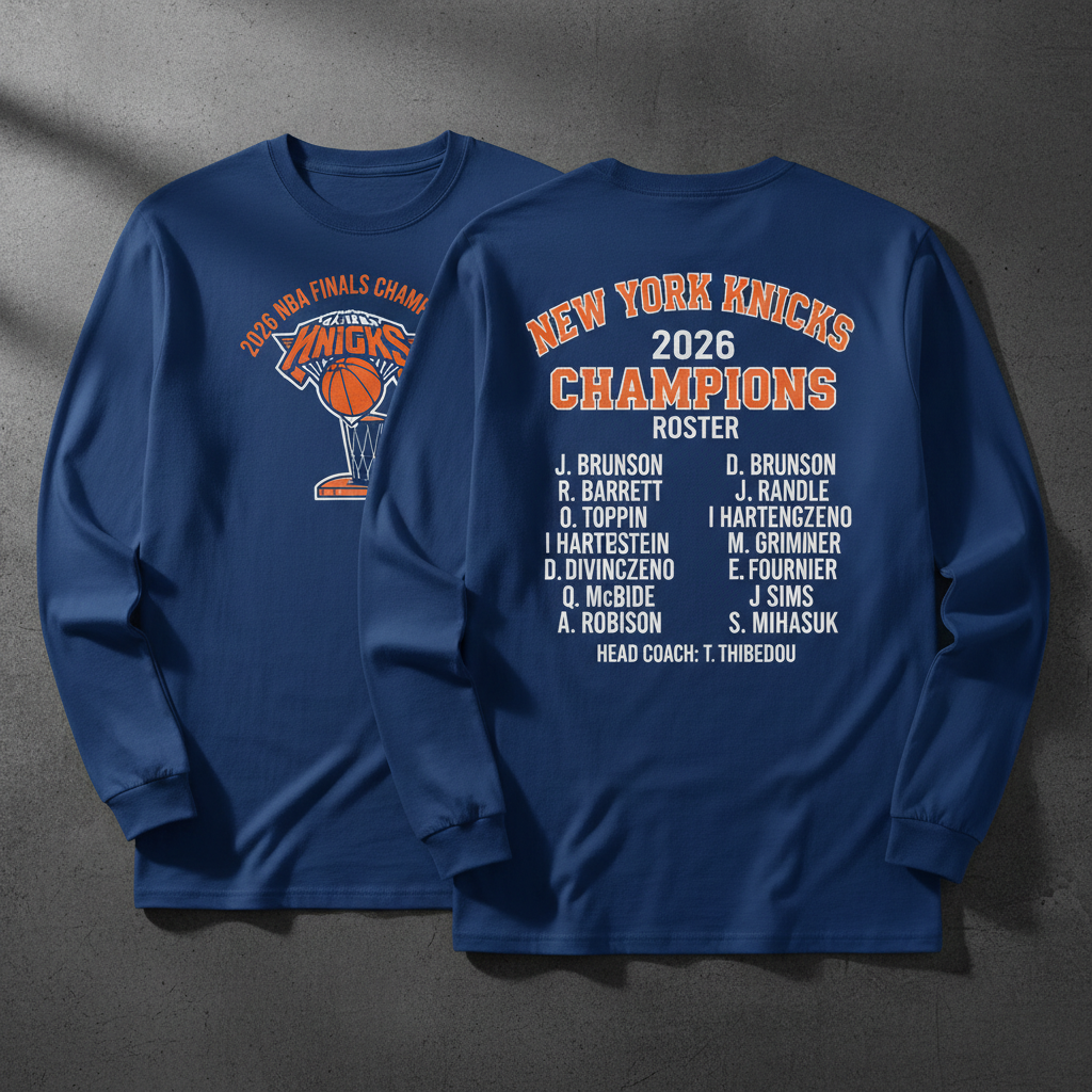 Knicks 2026 Champions Long Sleeve