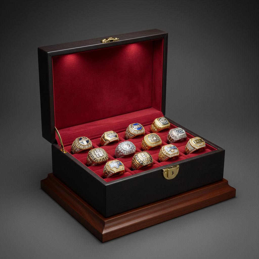 Premium Championship Ring Display Case