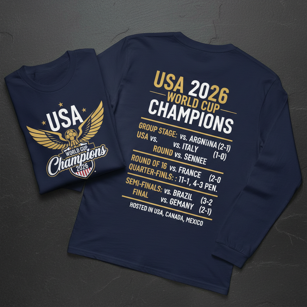 USA 2026 World Cup Champions Long Sleeve