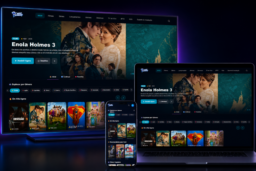 Hero Stream disponível em todos os dispositivos
