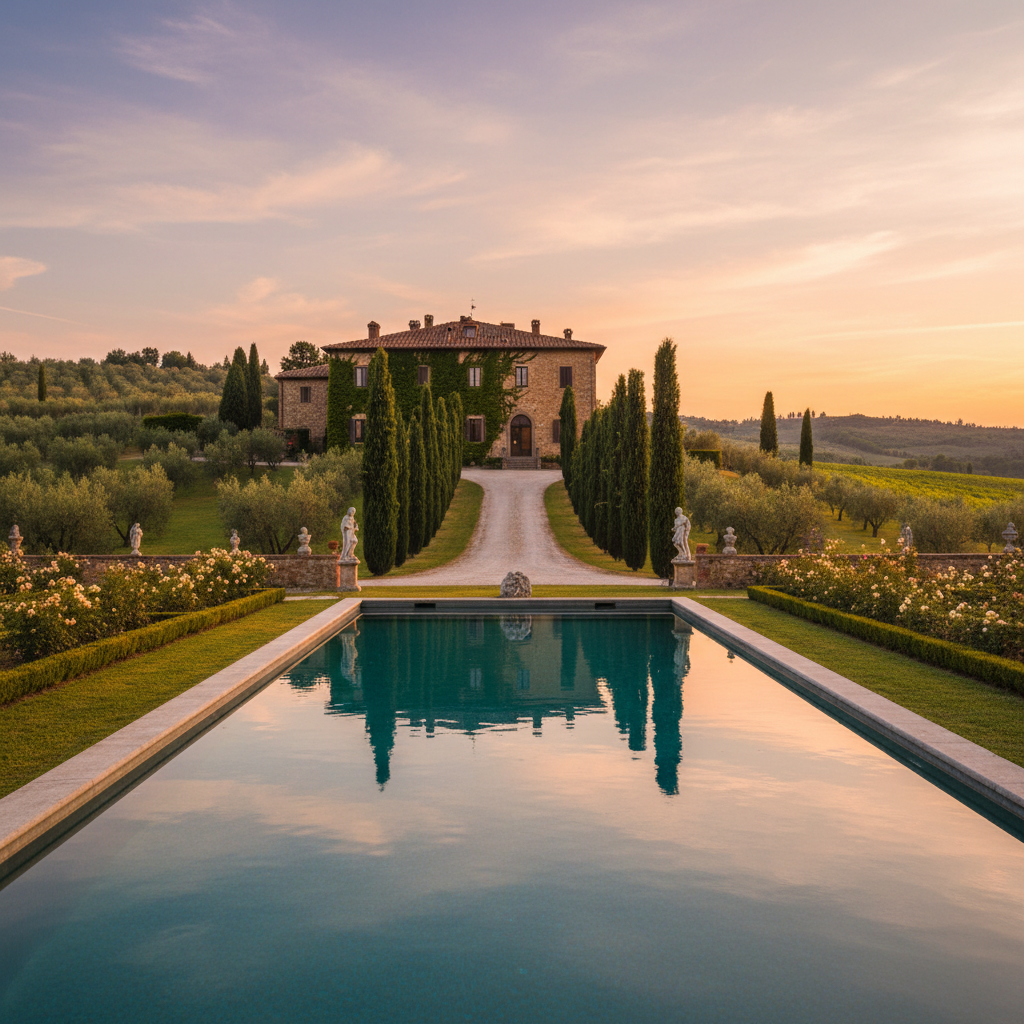 Villa toscana di lusso con piscina