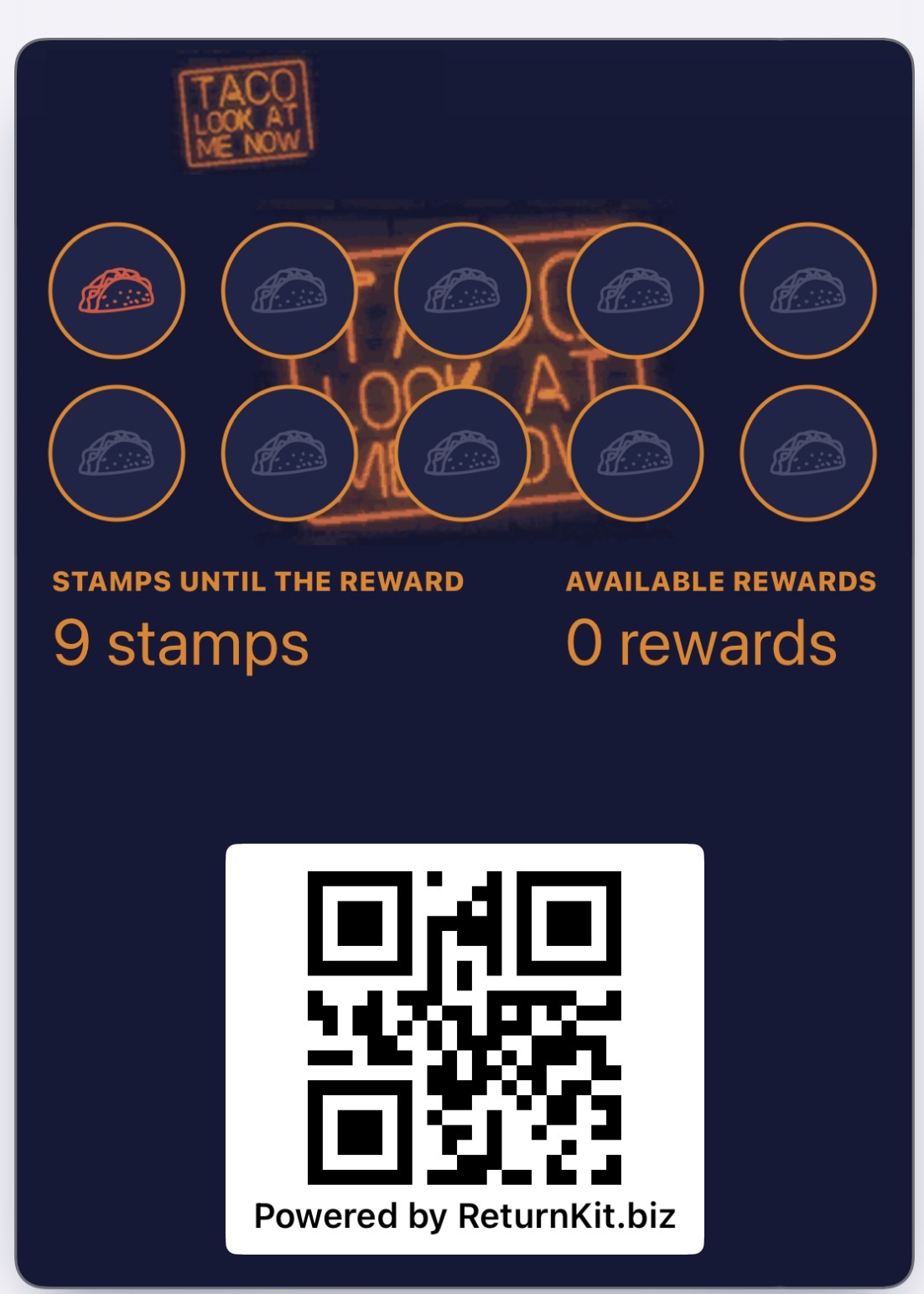 Taco Look at Me Now wallet card