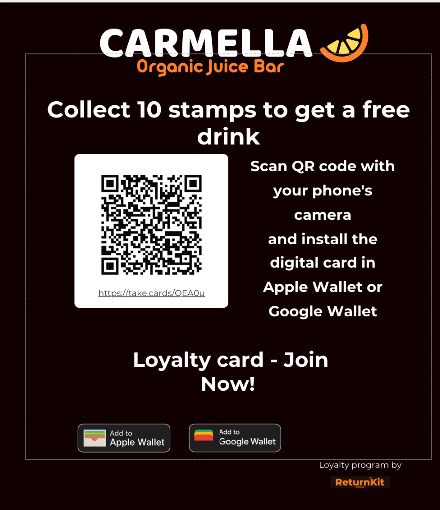 1. Customer scans QR code