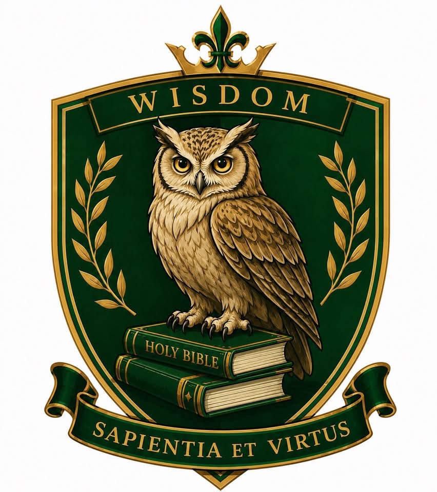 Wisdom House Crest